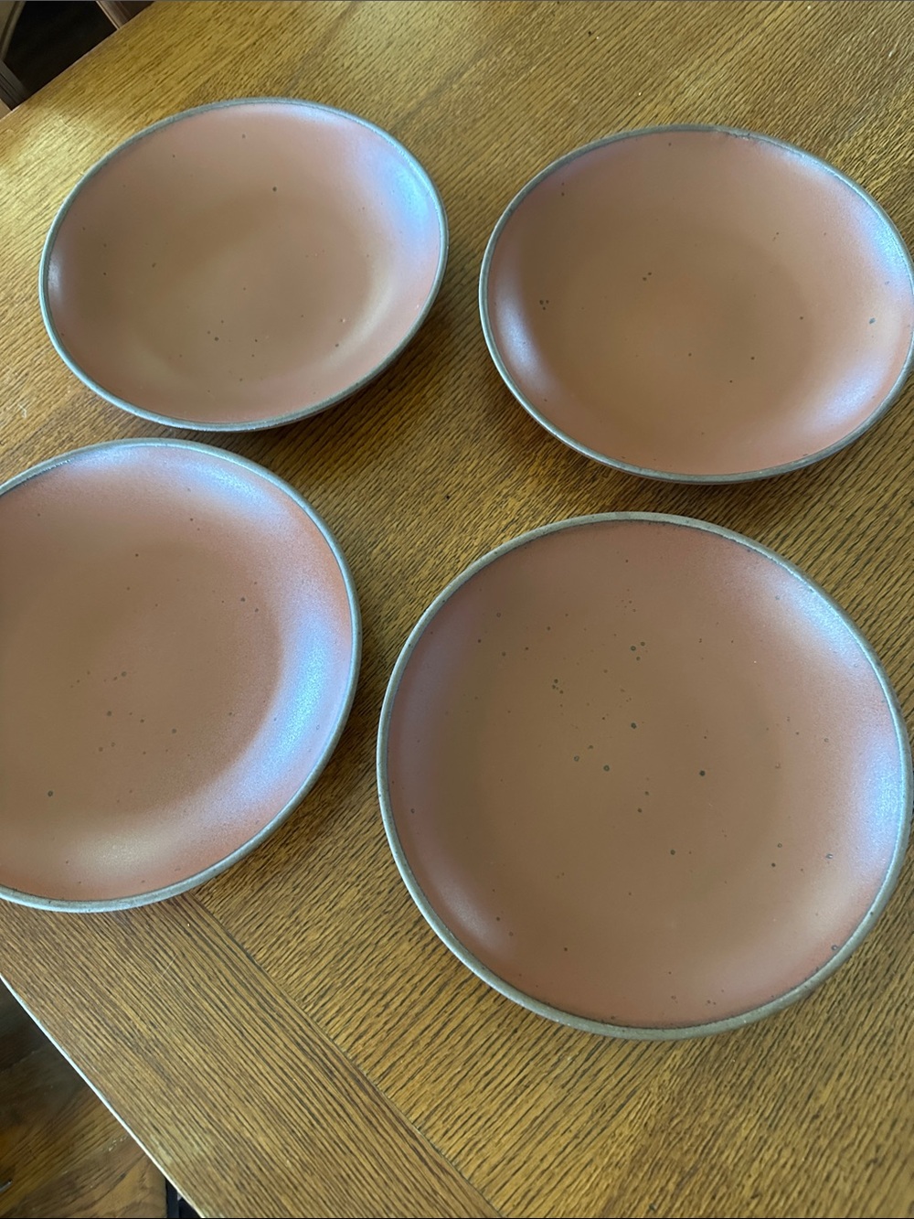 East Fork coupe Plates in Amarro- Set of 4